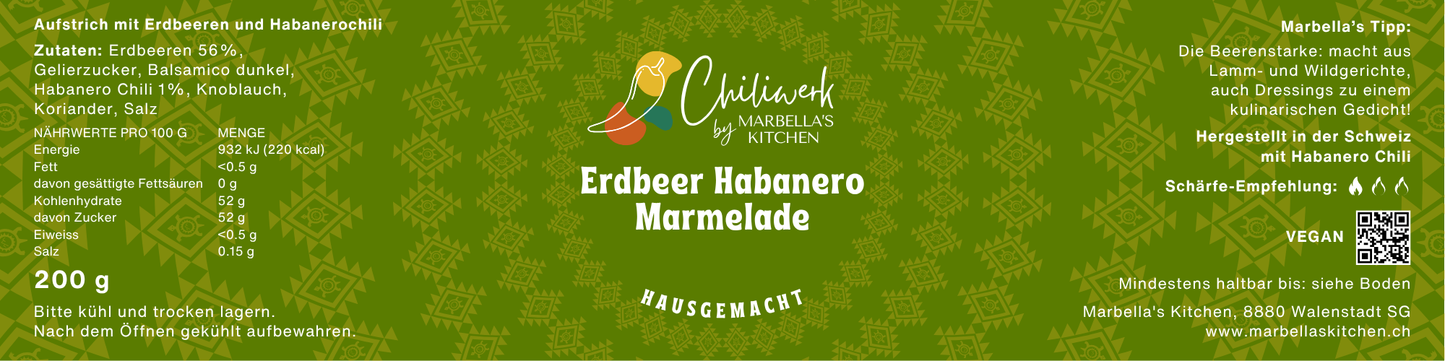 Erdbeer Habanero Marmelade