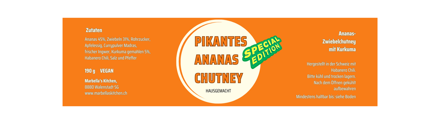 Pikantes Ananaschutney