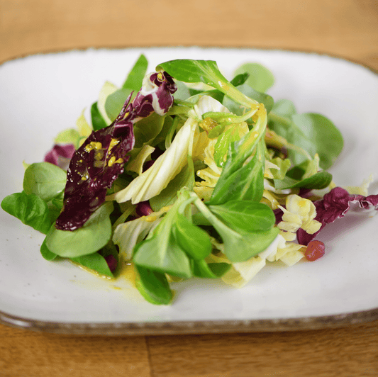 Aprikosen Habanero Vinaigrette Gericht