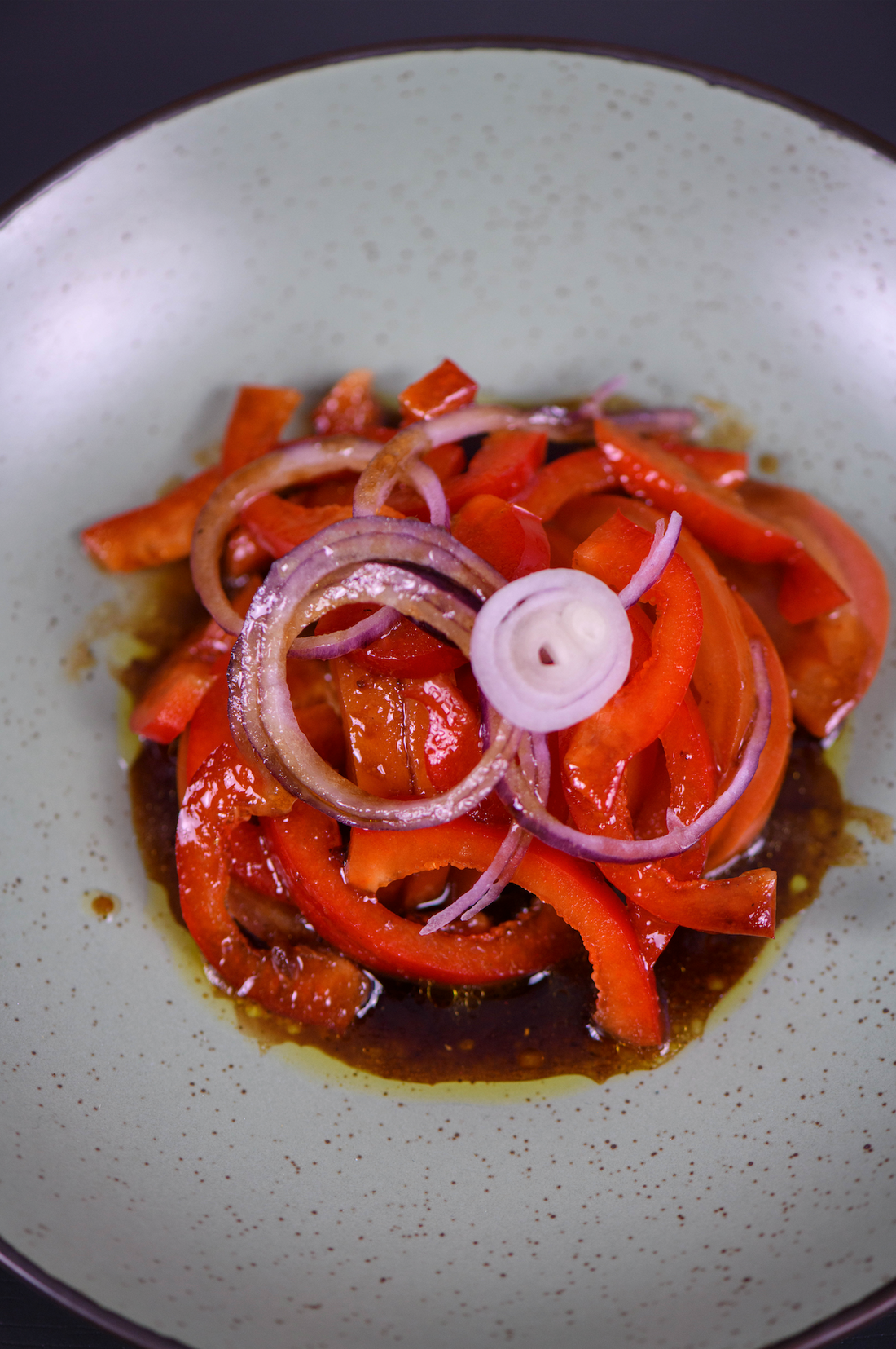 Fruchtige Salatsauce mit Erdbeer Habanero