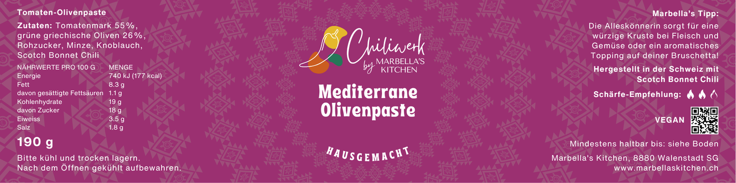 Mediterrane Olivenpaste