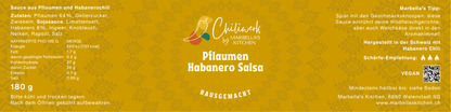 Plum Habanero Salsa